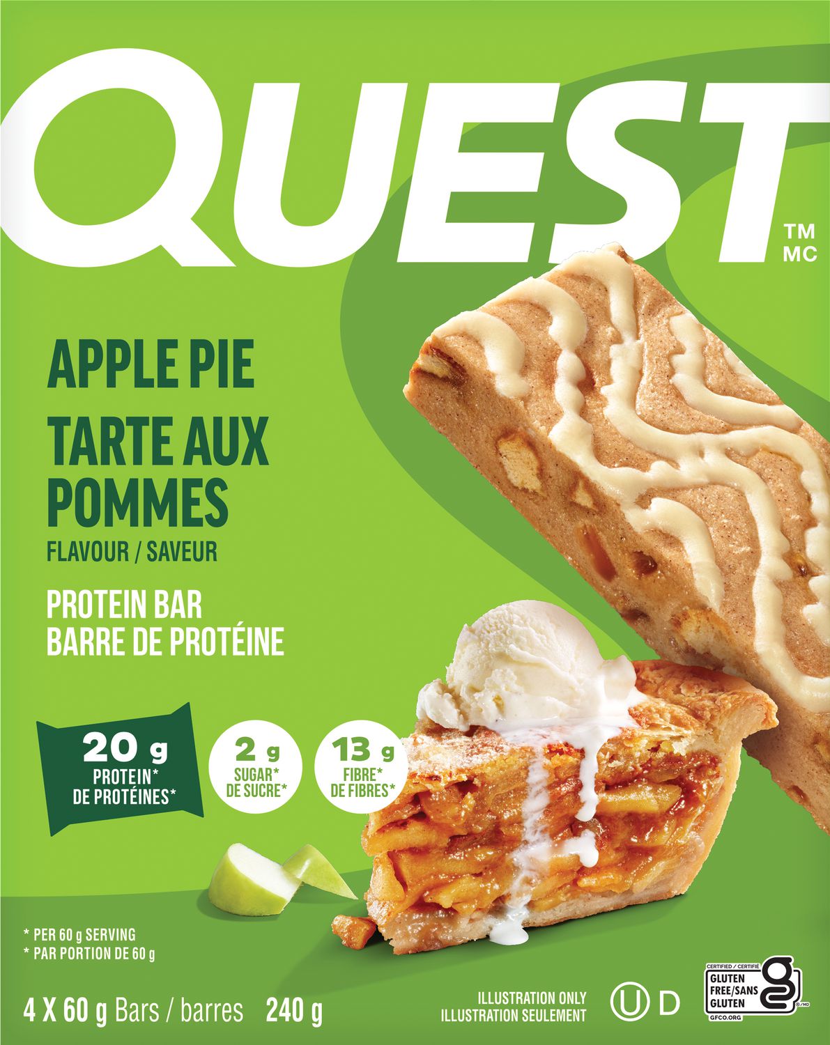 Quest Apple Pie Protein Bar