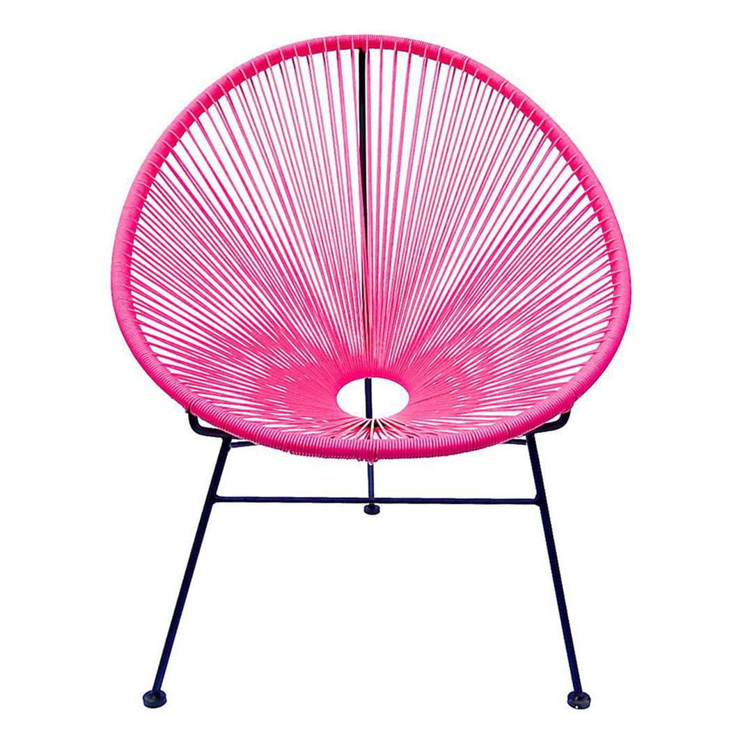 Pink Outdoor Chair, Black Frame. Dining Chair Walmart Canada