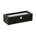 thumbnail image 3 of Mele and Co Tate Java Finish Glass Top Wooded Watch Box, 3 of 5