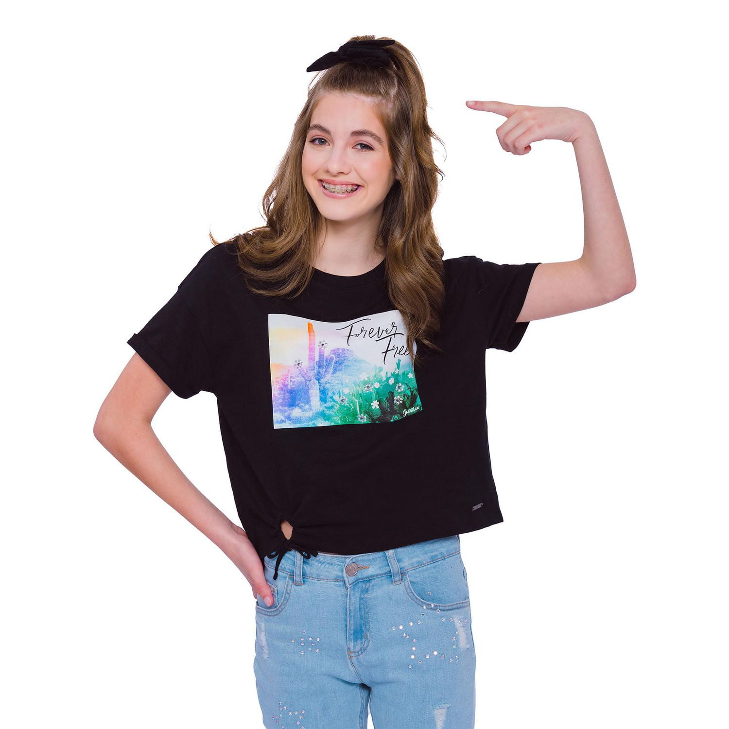 Girls Justice Forever Free Fashion Top