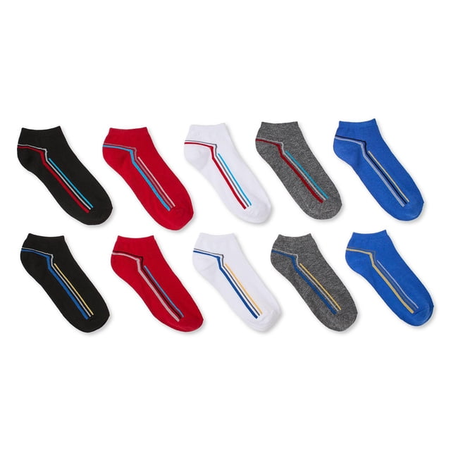 Red Label Men's Low-Cut Socks 10-Pack