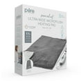 thumbnail image 5 of Pure Enrichment® PureRelief™ XXL (20" x 24") Electric Heating Pad for Back Pain and Cramps - 6 InstaHeat™ Settings, Machine Washable, Soft Microplush, 2-Hour Auto Shut-Off, & Storage Bag (Gray), 5 of 5