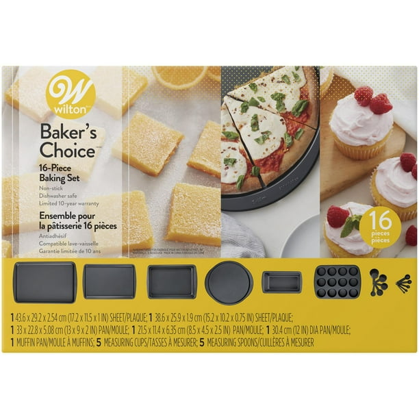 Wilton Baker's Choice 16Piece Baking Set, Bakeware Set, 16pieces