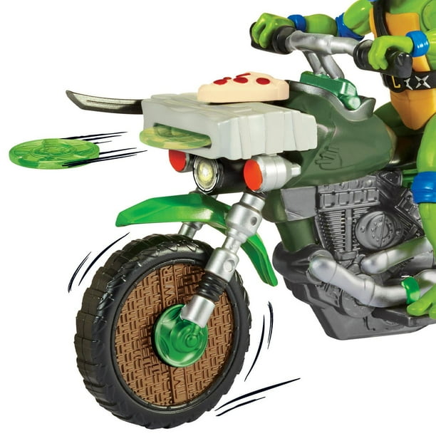 Véhicule et figurine Les Tortues Ninja Mutant Mayhem Battle Cycle