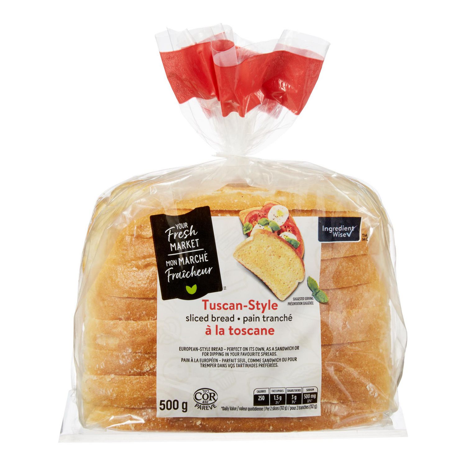 Your Fresh Market Tuscan-Style Sliced Bread, 500 g - Walmart.ca