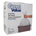 thumbnail image 1 of Great Value Ty-Up Flaps® Small Clear Recycling Bags, 1 of 2