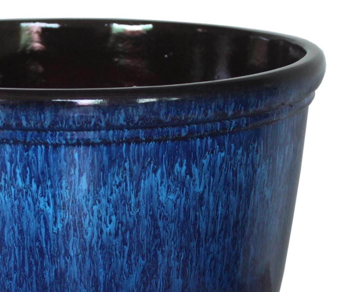 Hometrends/15 inch Gradient Planter/ Blue, 14.7in x 14.7in x12