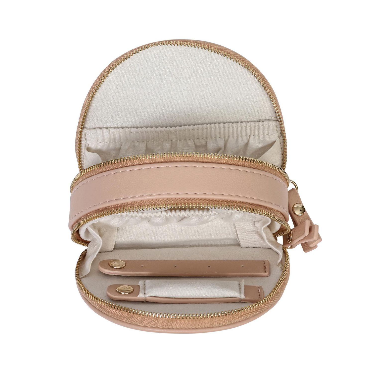 Mele and Co Duo Mini Black Travel Jewellery Case