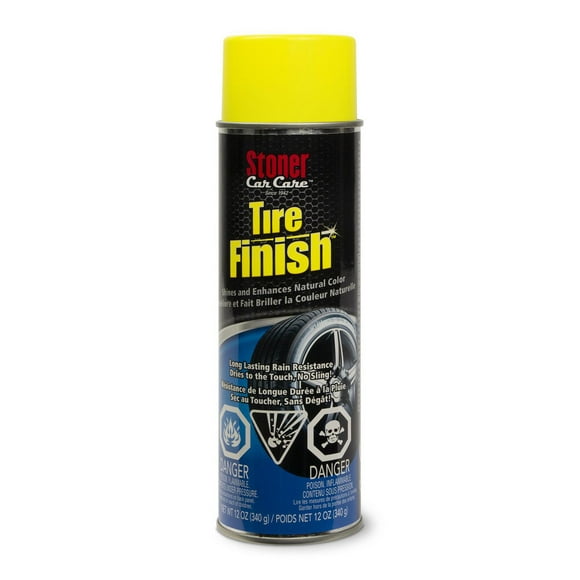 STONER CAR CARE Tire Finish, Tire Finish Aerosol 12oz