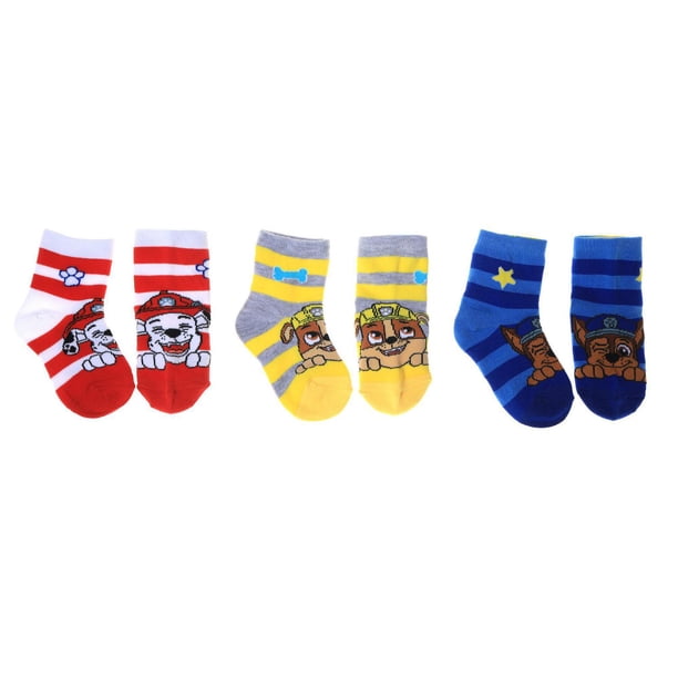 Cerdá Life's Little Moments – Lot De 3 Chaussettes Paw Patrol Antidérapantes – Confortables Et Respirantes – Pour Filles Et Garçons (mixte)