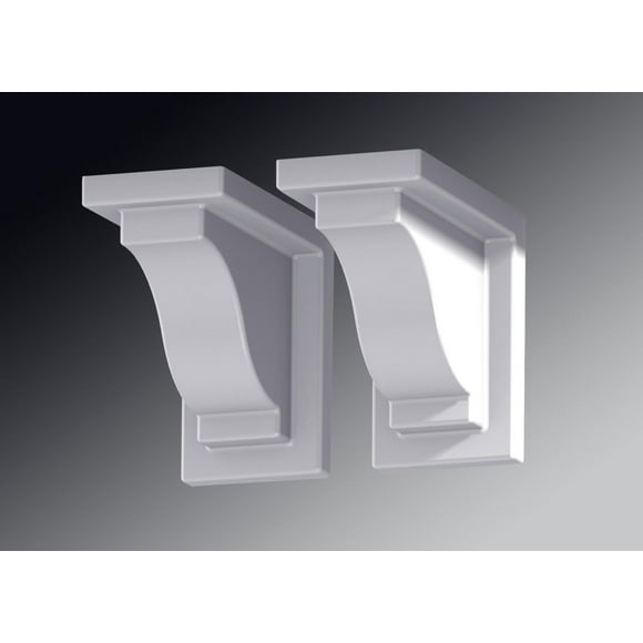 Yorkshire Decorative Brackets (2pack), White