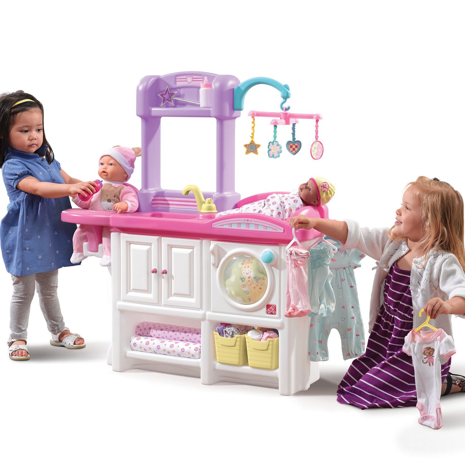 Table à langer pour poupée bébé, options de couleur, station à