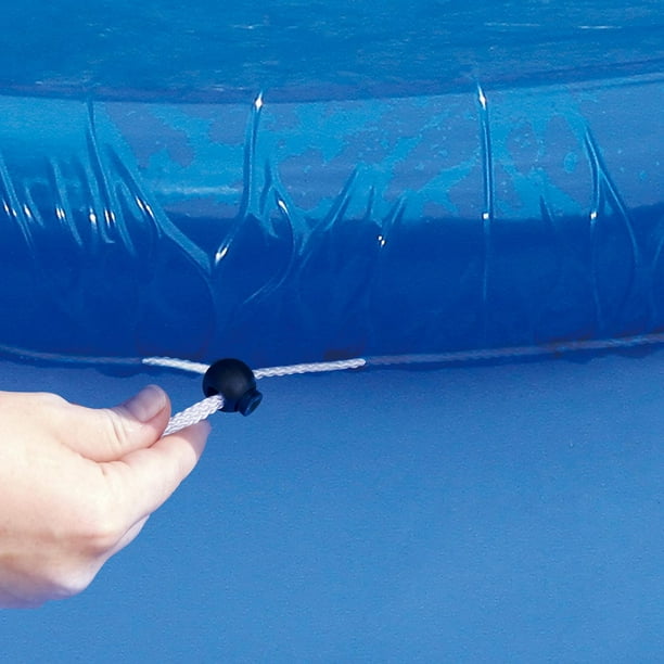 VIDAXL Rouleau de couverture de piscine avec base en plastique pas cher 
