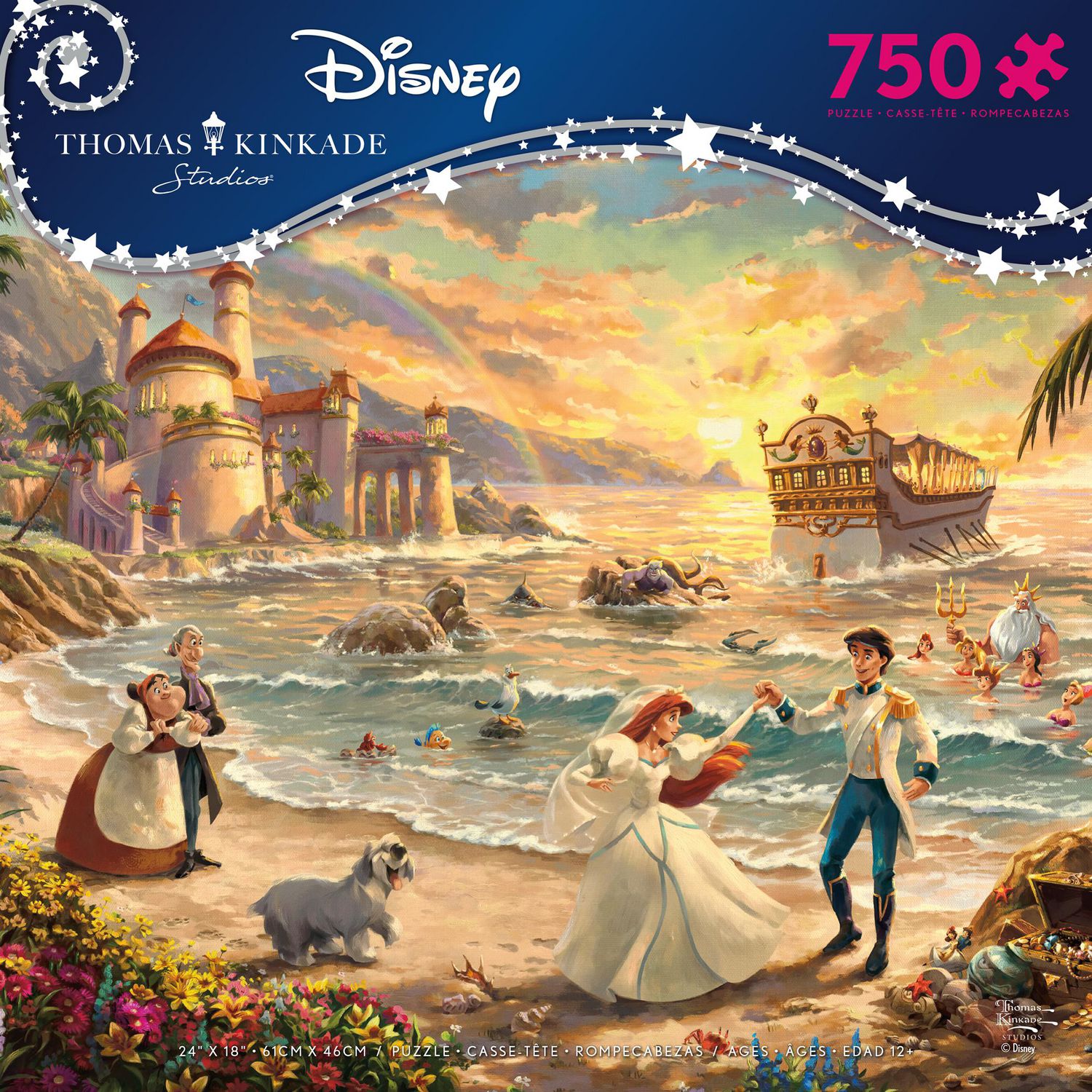 Ceaco - Thomas Kinkade Disney - The Little Mermaid Celebration of