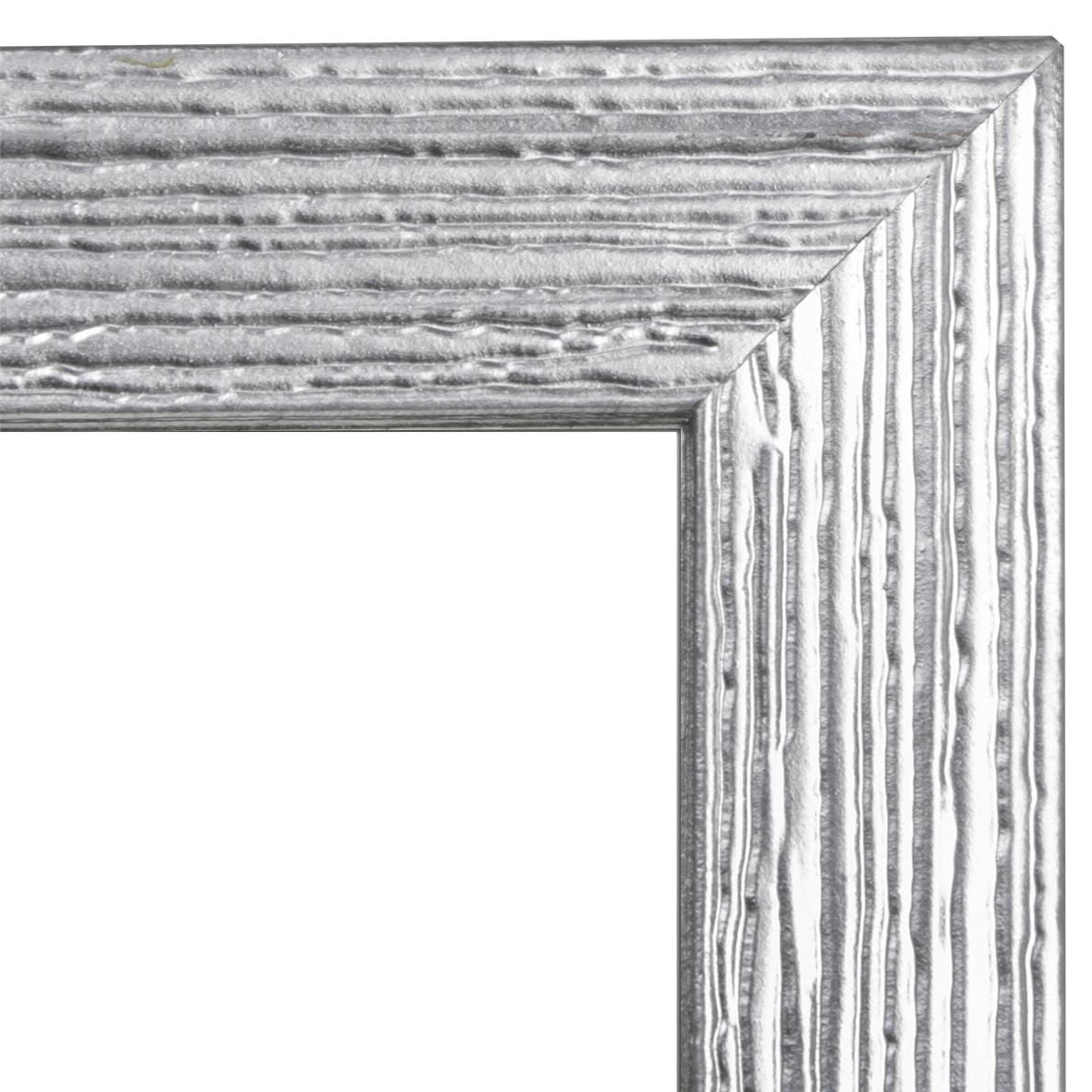 Hometrends Ultima Brushed Mirror Silver 16.50"x19.50"