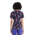 thumbnail image 4 of Trolls Keep It Happy Women’s V-Neck Print Scrub Top, 4 of 5