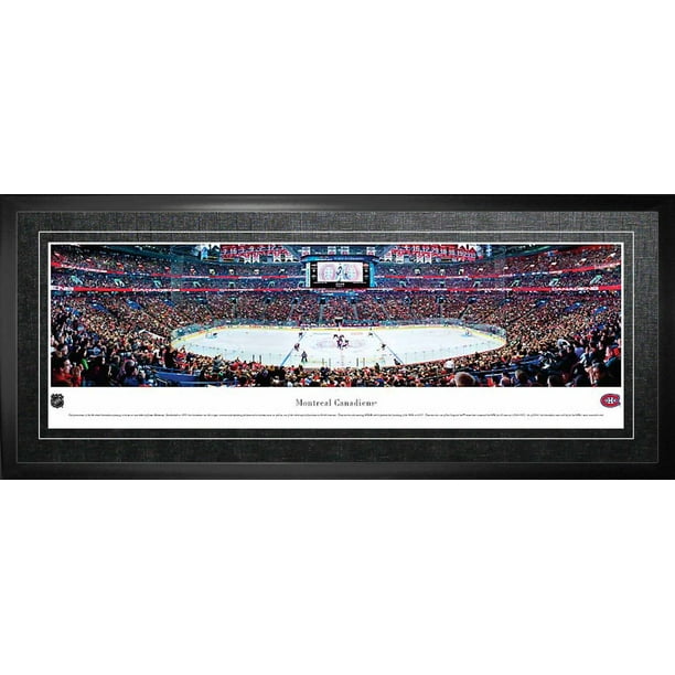 Frameworth Sports Panorama d'aréna encadré Canadiens de Montréal