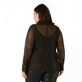 thumbnail image 2 of Devoted Women’s Plus size Sheer Lace Blouse, 2 of 2