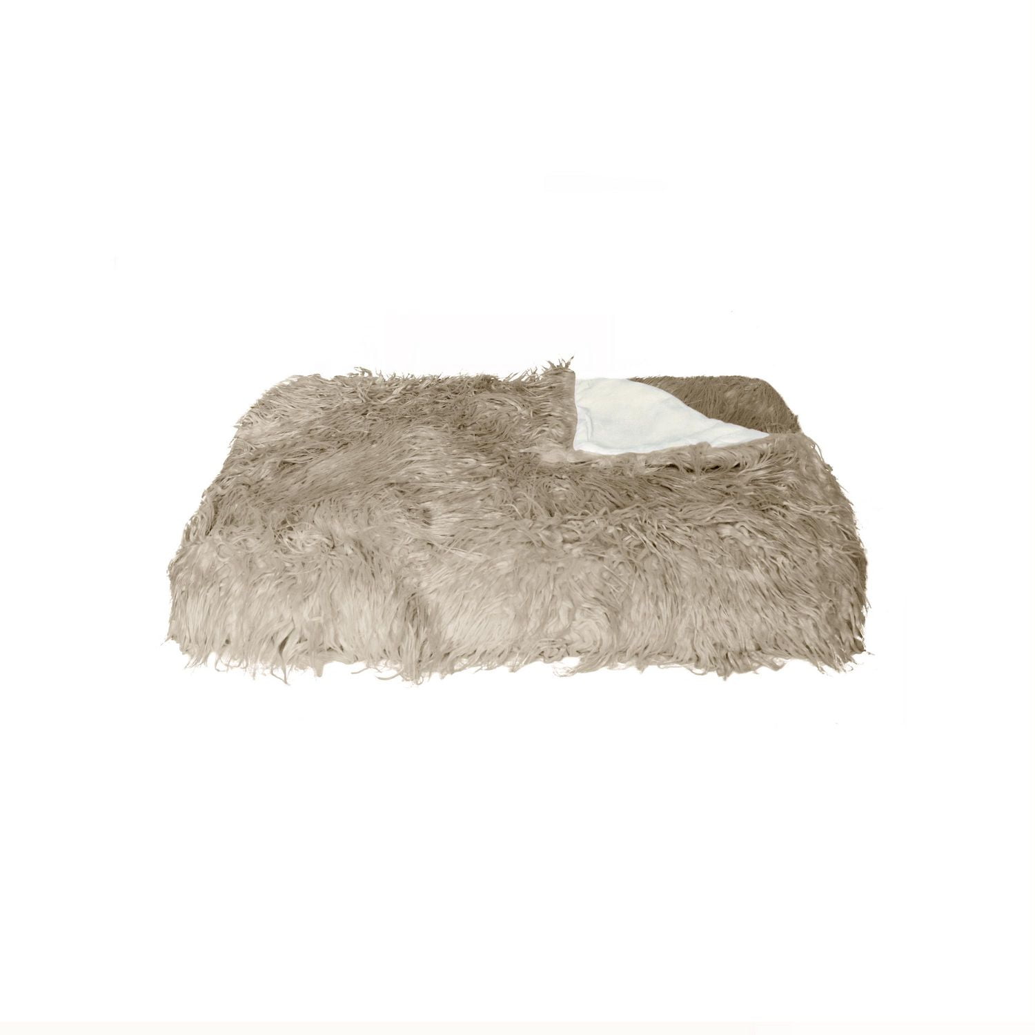 MONGOLIAN SHEEPSKIN FAUX FUR THROW 50" X 70" Walmart Canada