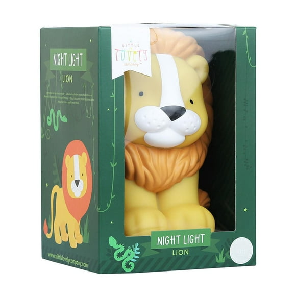 A Little Lovely Company: Veilleuse Lion - Lumière sans fil qui reste froide au toucher. Facile à emporter partout.