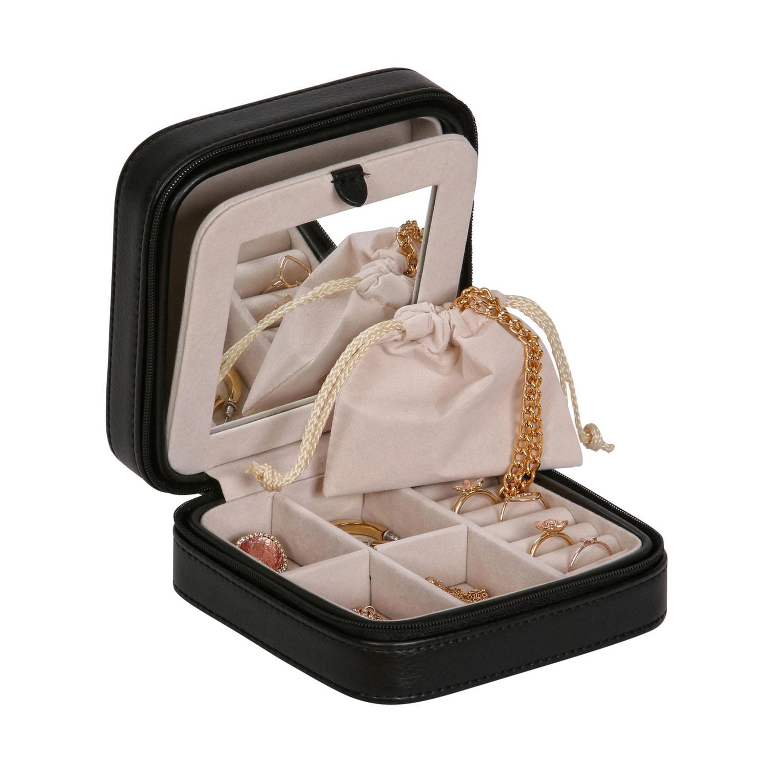 Mele and Co Coffret à bijoux de voyage Dana Black