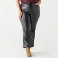 thumbnail image 1 of Devoted Women’s Plus size PU Straight Leg Pants, 1 of 3