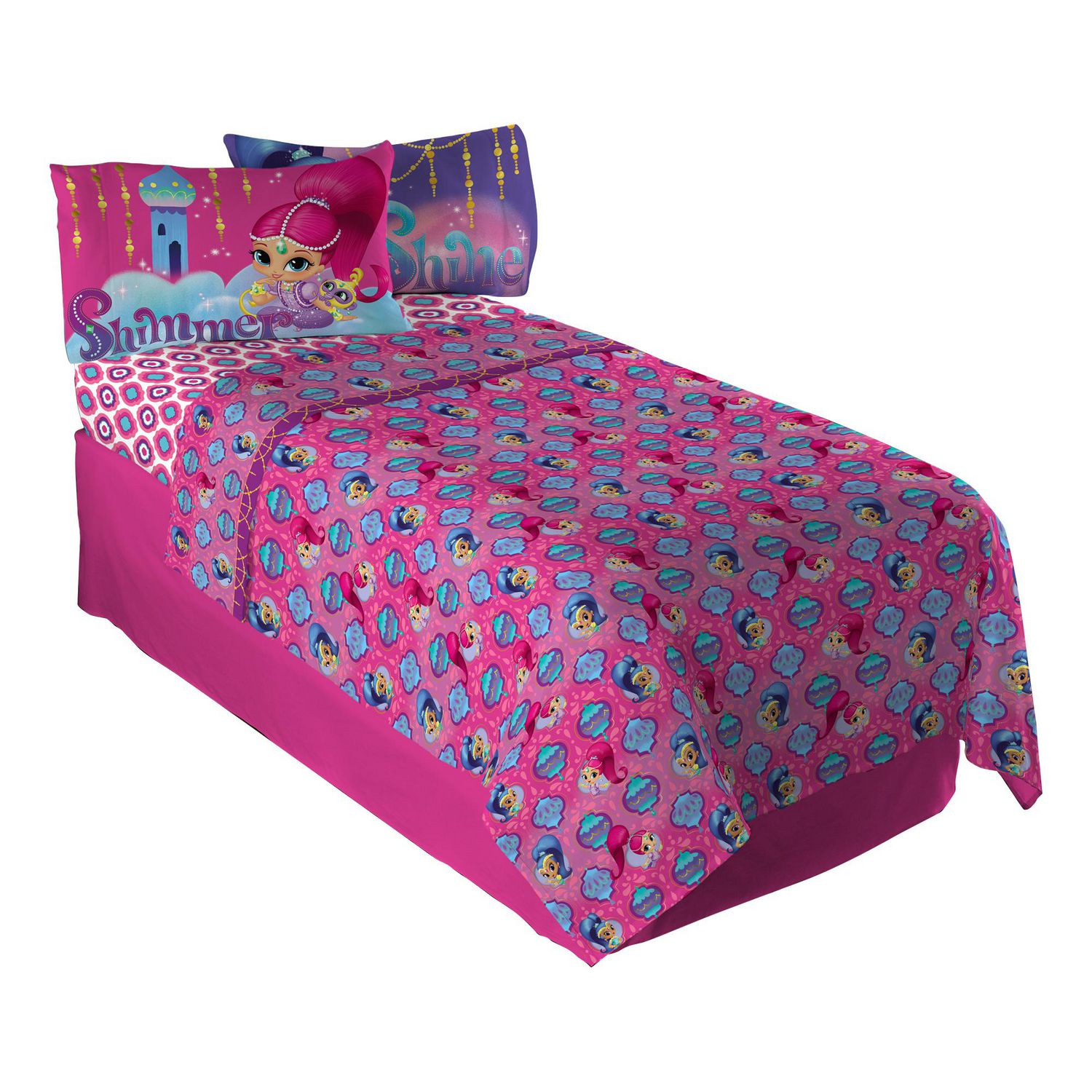 Nickelodeon Shimmer & Shine Magical Wonders Twin Sheet Set ...