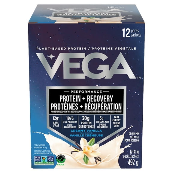 Vega Proteines + Recuperation Vanille (12x41g)
