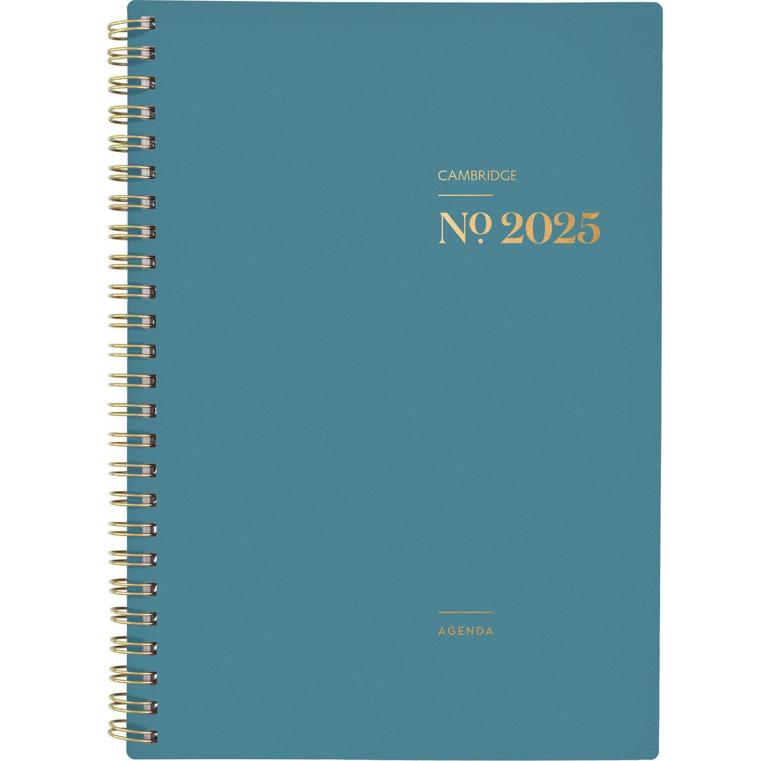 Petit agenda hebdomadaire/mensuel Cambridge WorkStyle Classic, bleu sarcelle