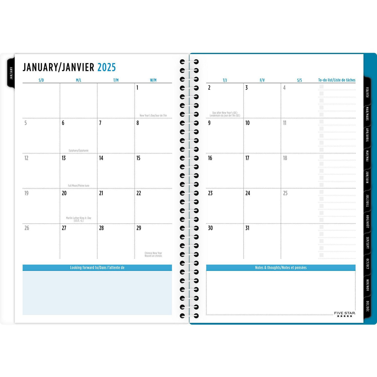 Five Star Lava Rainbow Small Planner