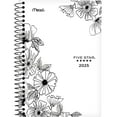 thumbnail image 1 of Five Star Floral Lines White Small Planner, 1 of 4