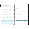 thumbnail image 2 of Five Star Floral Lines White Small Planner, 2 of 4