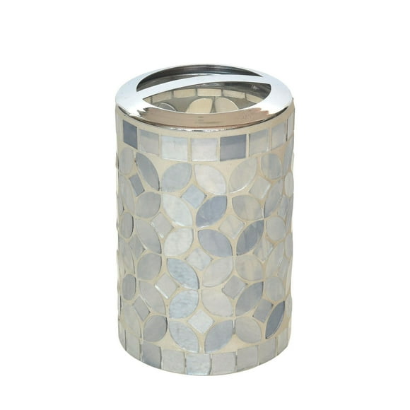 hometrends Modern Mosaic Toothbrush Holder, Mosaic glass tile, 1 toothbrush holder holds toothbrushes and toothpaste, Mosaic glass tile