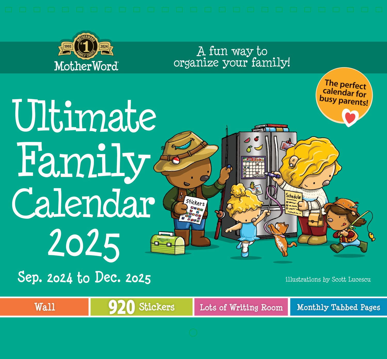 Calendrier mural Motherword 2025 -  anglais