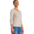 thumbnail image 2 of George Women's Rib Long Sleeve Tee, 2 of 6