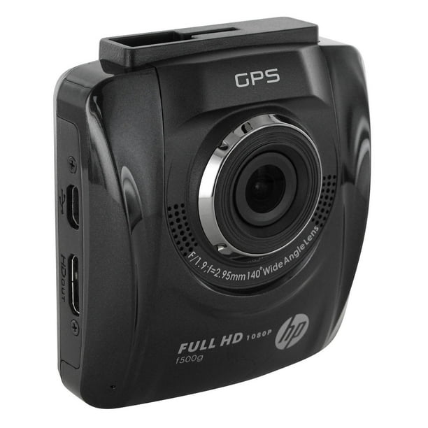 HP caméscope voiture F500g avec GPS Noir