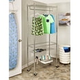 thumbnail image 4 of Honey-Can-Do Chrome Rolling Laundry Station, 4 of 4
