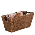thumbnail image 1 of Honey-Can-Do Seagrass Basket W/ Handles - Med, 1 of 2