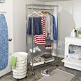 thumbnail image 2 of Honey-Can-Do Chrome Rolling Laundry Station, 2 of 4