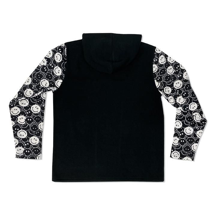 Men's Smiley World hoodie.