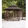 thumbnail image 1 of hometrends 12' Valence Gazebo-Brown, 1 of 6