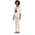 thumbnail image 2 of George Women's Plush Pajama 2-Piece Set, 2 of 6