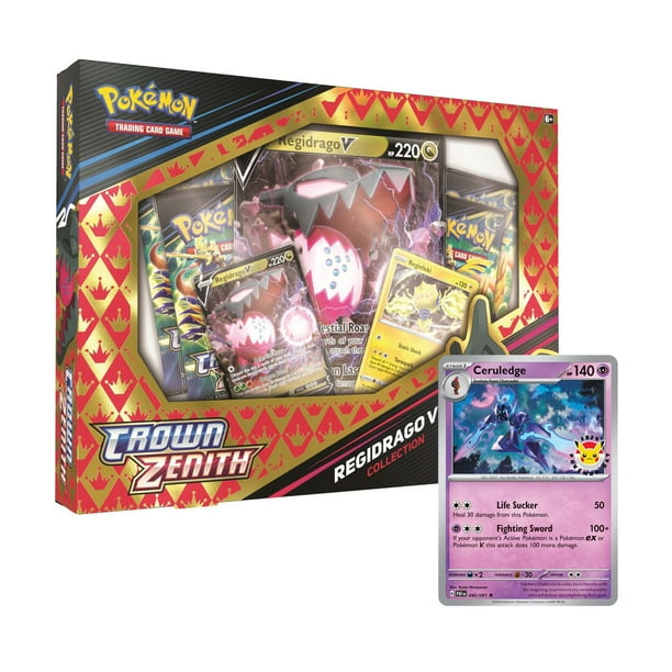 Pokemon TCG Crown Zenith Collection Regidrago V Pokemon Day Promo