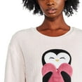 thumbnail image 4 of George Women's Plush Pajama 2-Piece Set, 4 of 6
