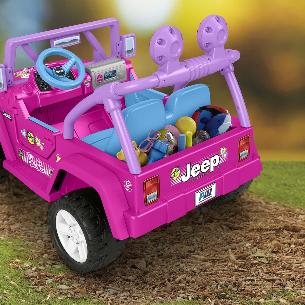 Power Wheels Jeep Wrangler 12V Ride-On Vehicle, Barbie | Walmart Canada