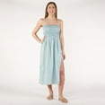 thumbnail image 1 of DV Strapless smocked bodice midi dress, 1 of 4