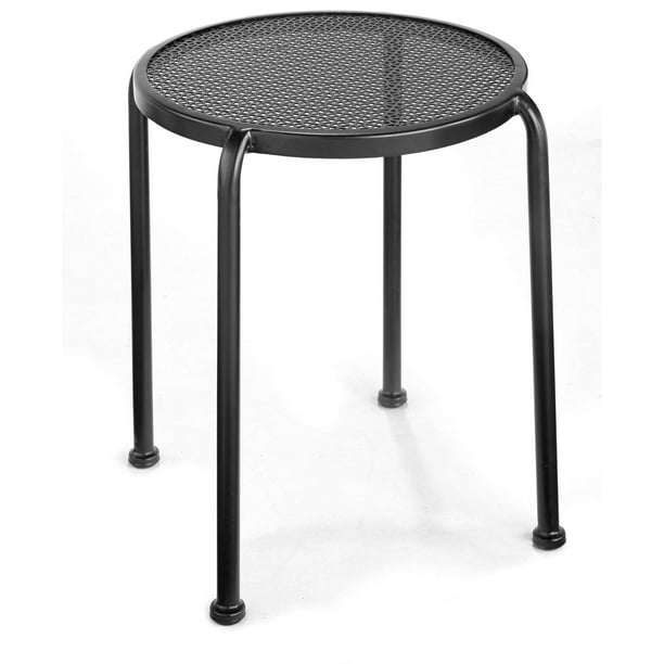 Table estampée en acier de hometrends - 46 cm (18 po)