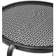 Table estampée en acier de hometrends - 46 cm (18 po) – image 2 sur 2