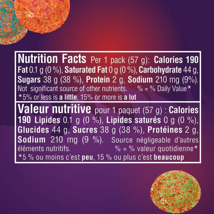 SKITTLES, Sweet Heat Gummy Candy, Pack, 57g