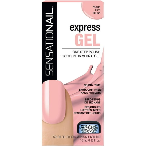 Vernis à ongles tout-en-un Express Gel de SensatioNail<br>- Mon cerise amoure 10,0 ml, Made Him Blush